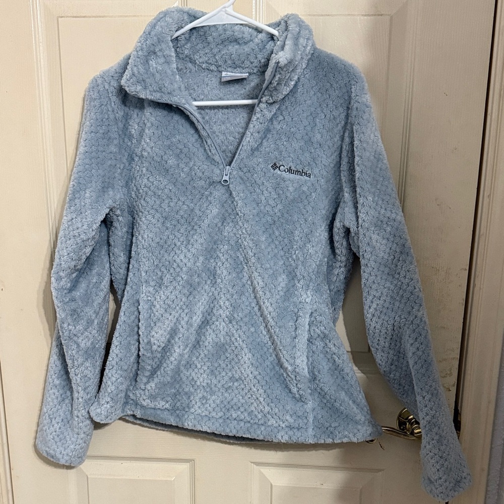 Columbia Women's Light Blue Teddy Jacket